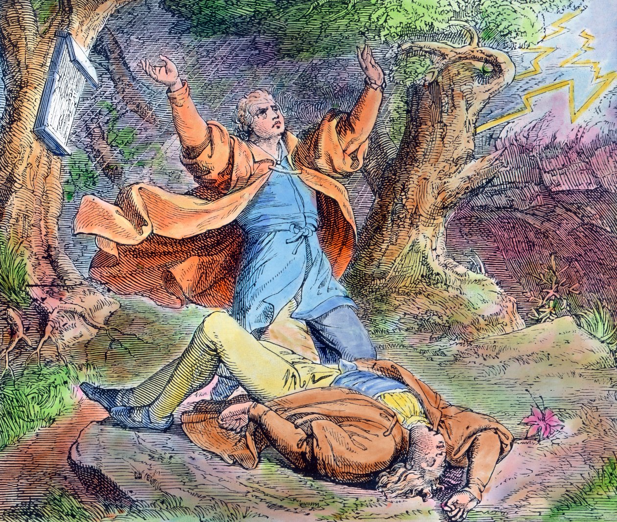 Scena della vita del riformatore protestante Martin Lutero da Unbekannter Künstler