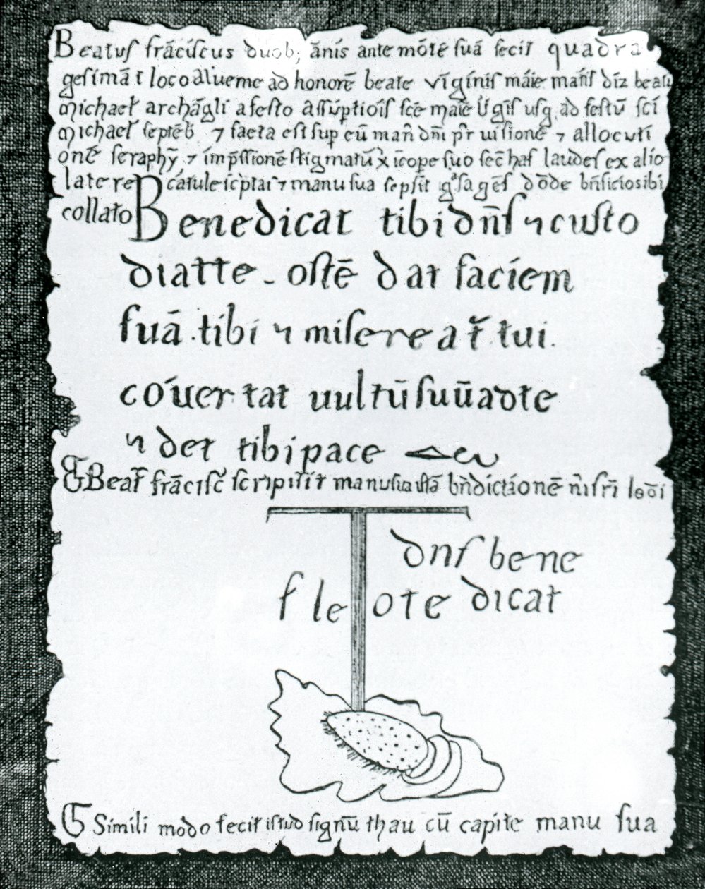 Scena della vita di San Francesco d