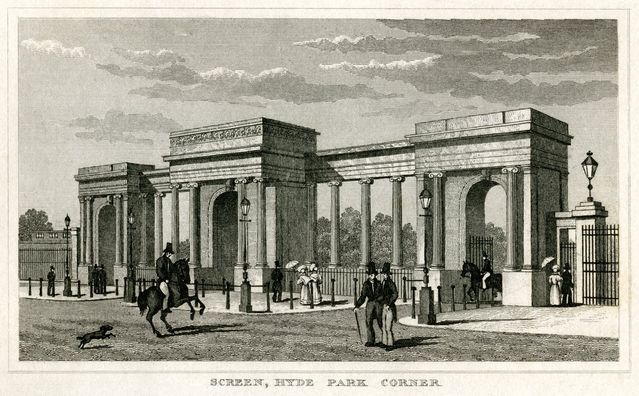 Schermo, Hyde Park Corner da Unbekannt