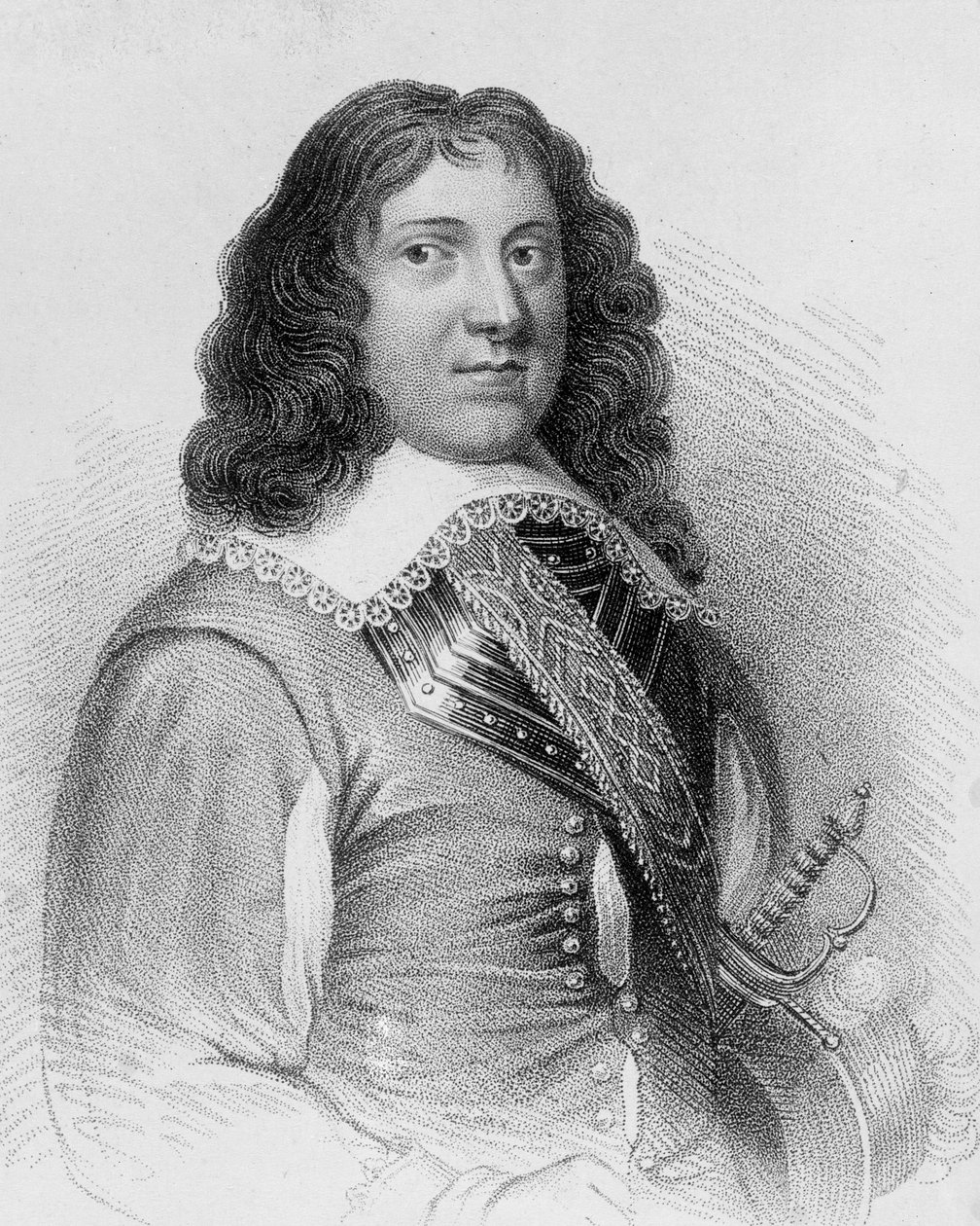 Sir George Lisle (incisione) da Unbekannt