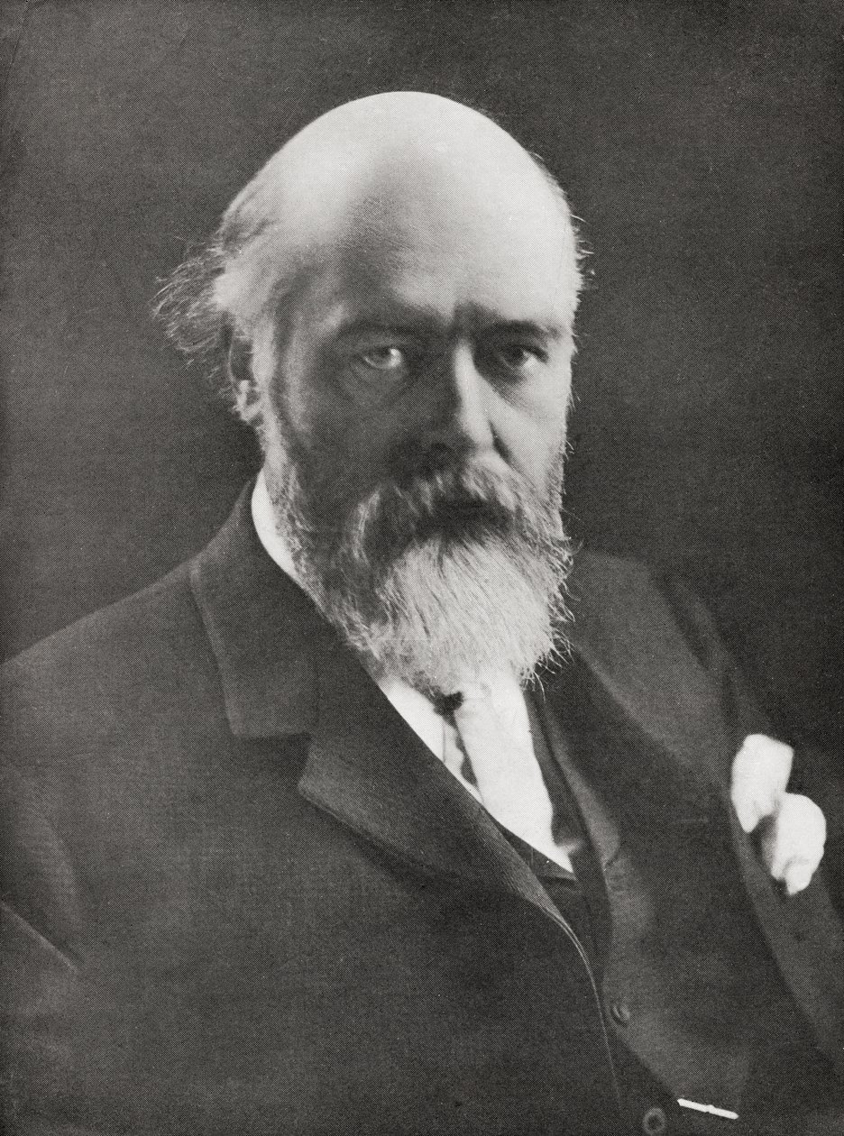 Sir Oliver Joseph Lodge da Unbekannter Künstler