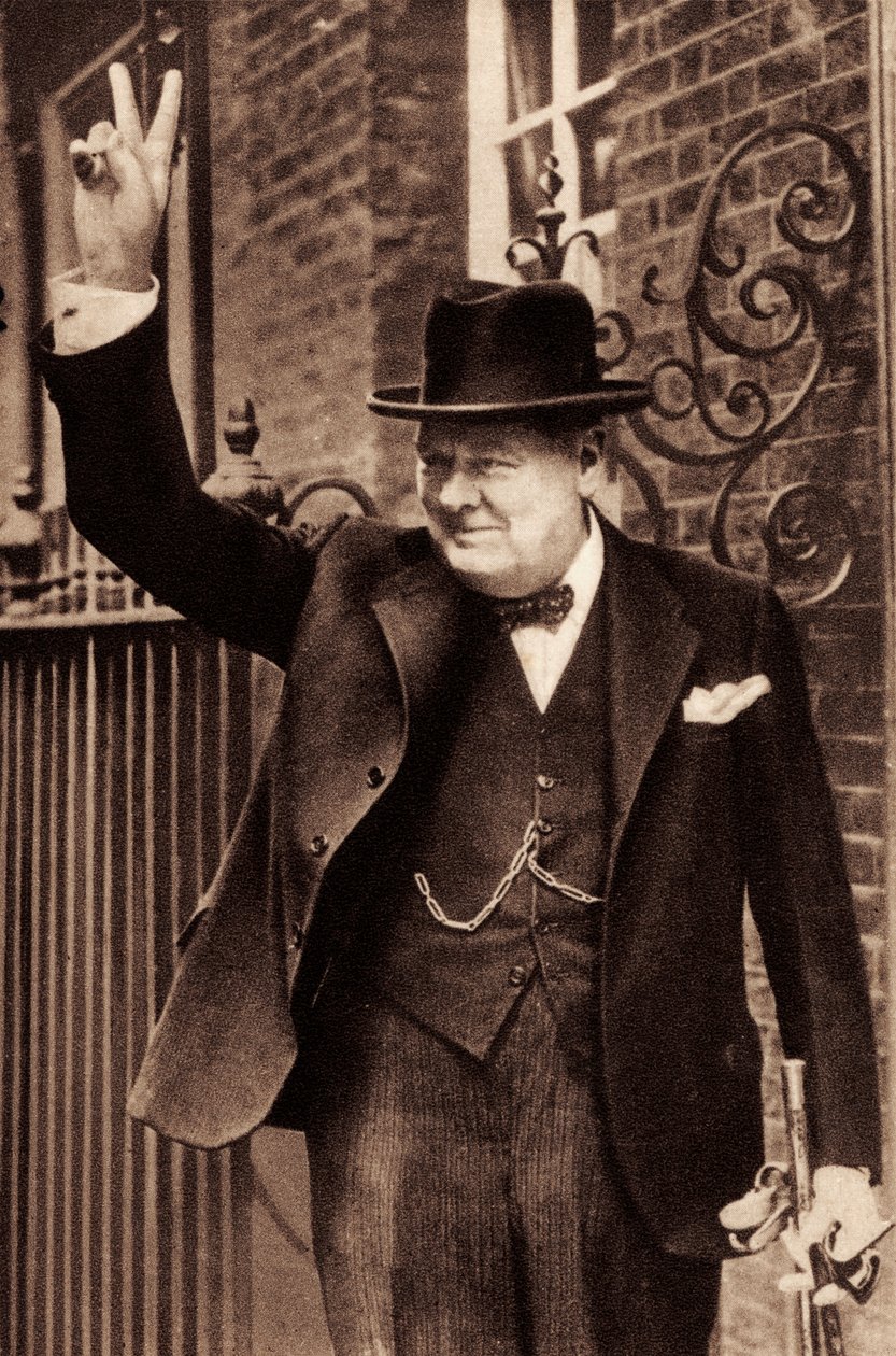 Sir Winston Churchill da Unbekannter Künstler