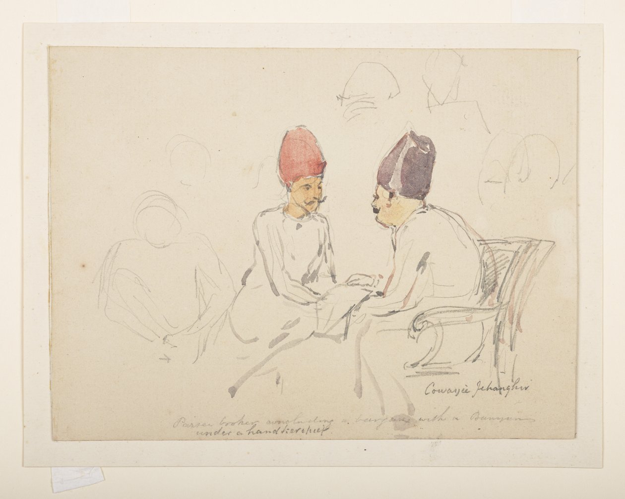 Schizzo di Sir Cowasji Jehangir da Unbekannter Künstler