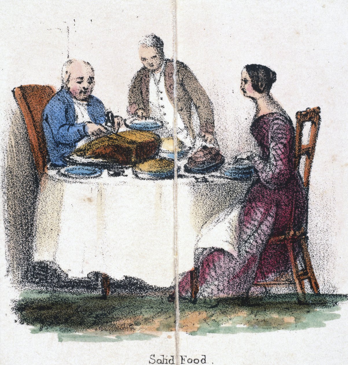 Cibo solido, c 1845 da Unbekannter Künstler