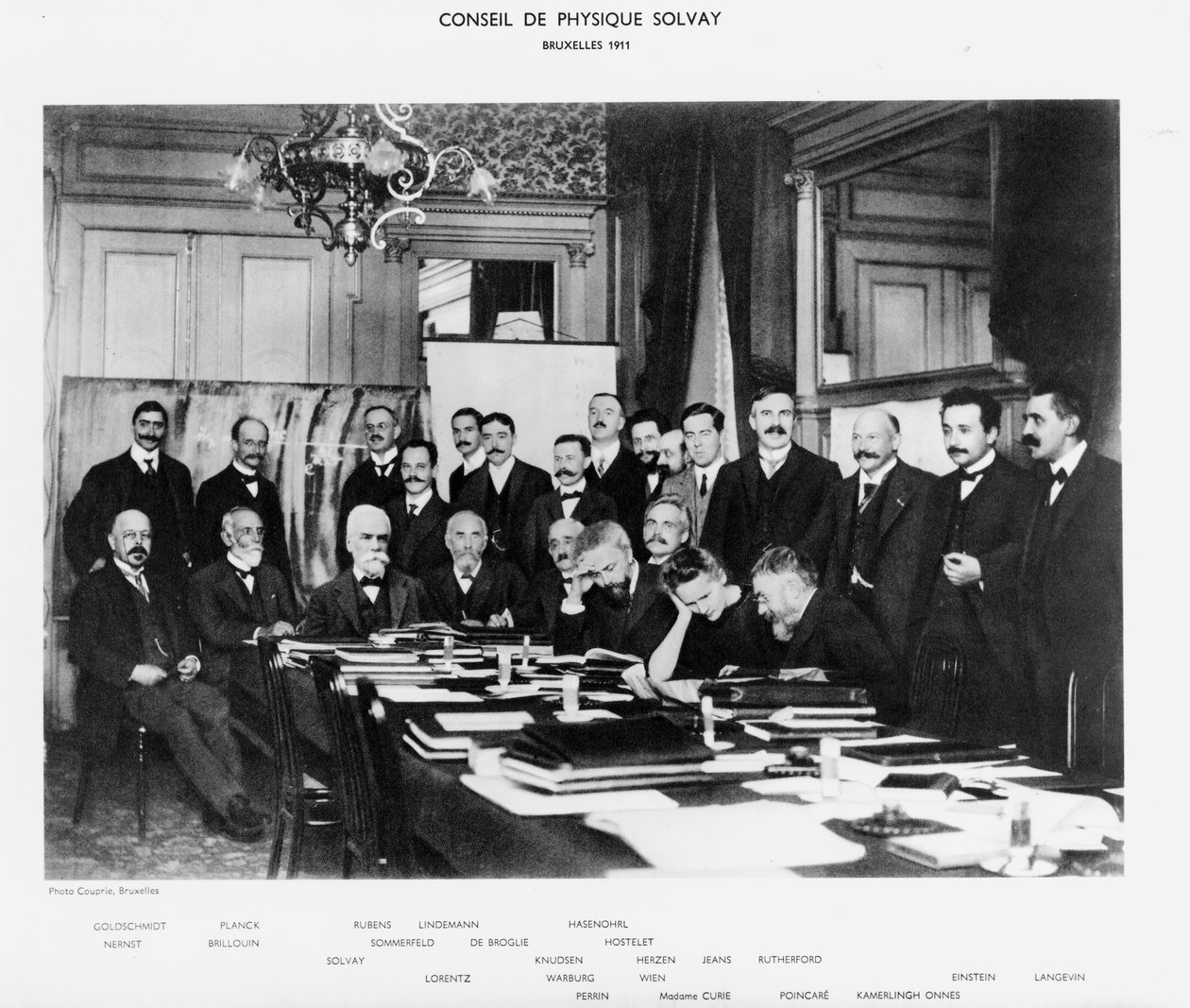 Conferenza Solvay, Bruxelles da Unbekannt