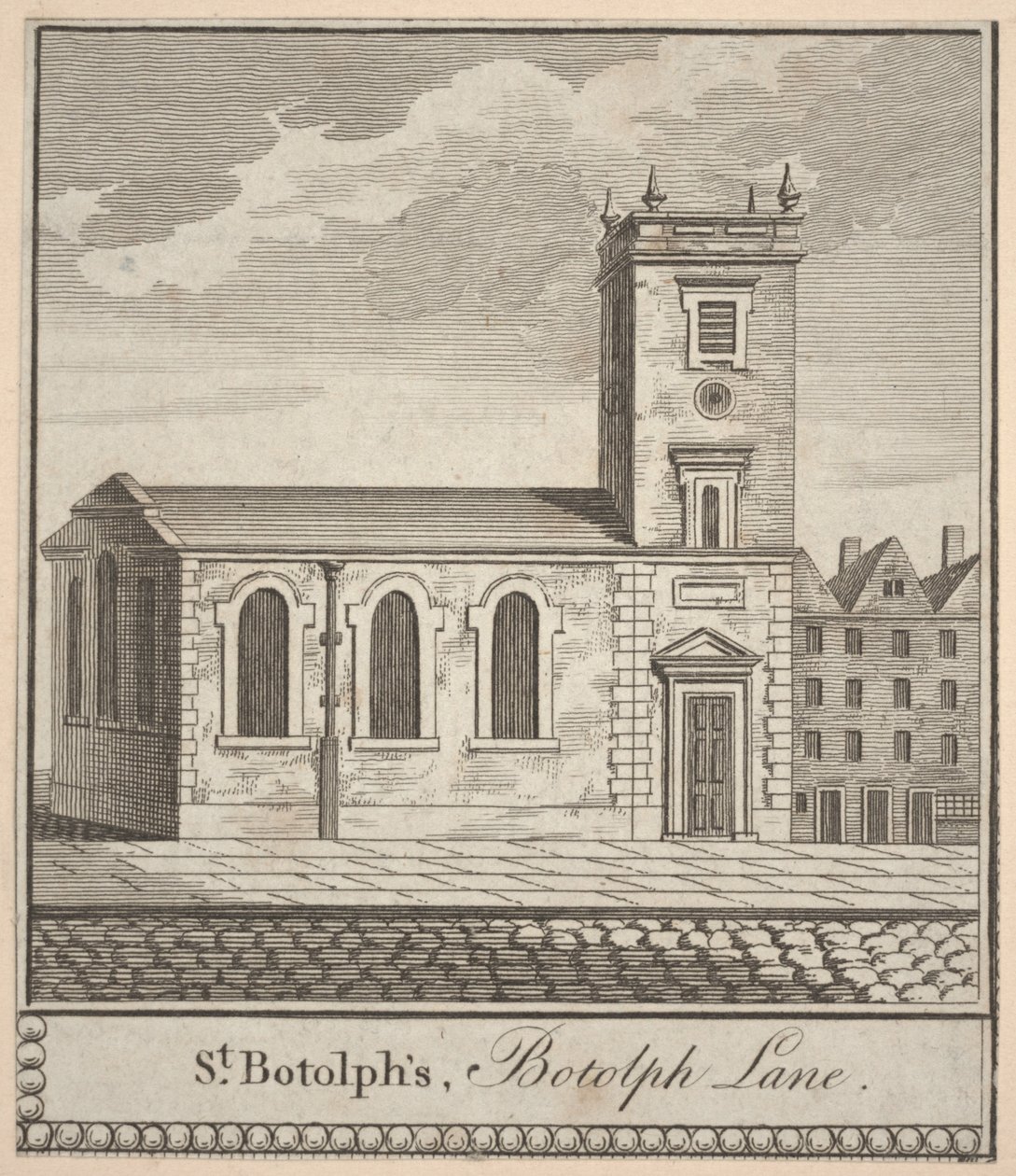 San Giorgio, Botolph Lane da Unbekannter Künstler