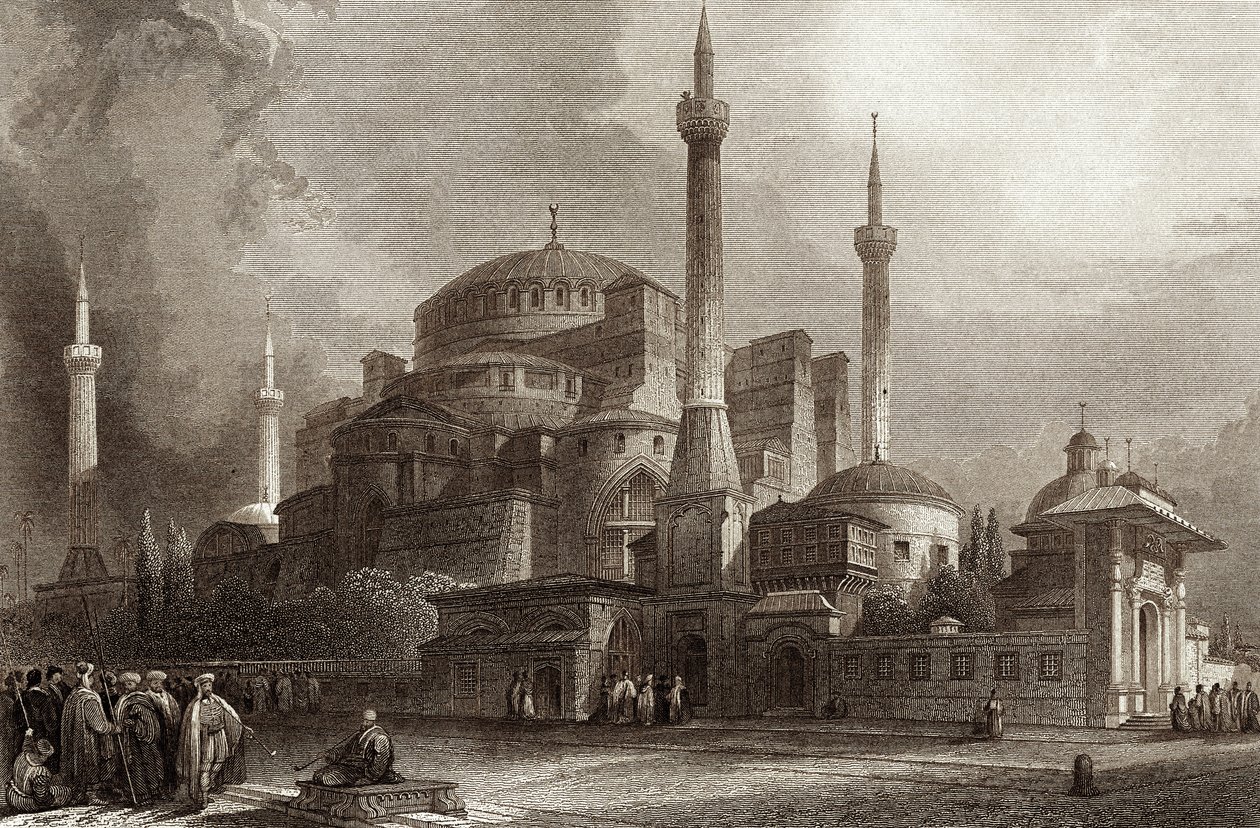 Santa Sofia / Hagia Sophia Costantinopoli da Unbekannter Künstler