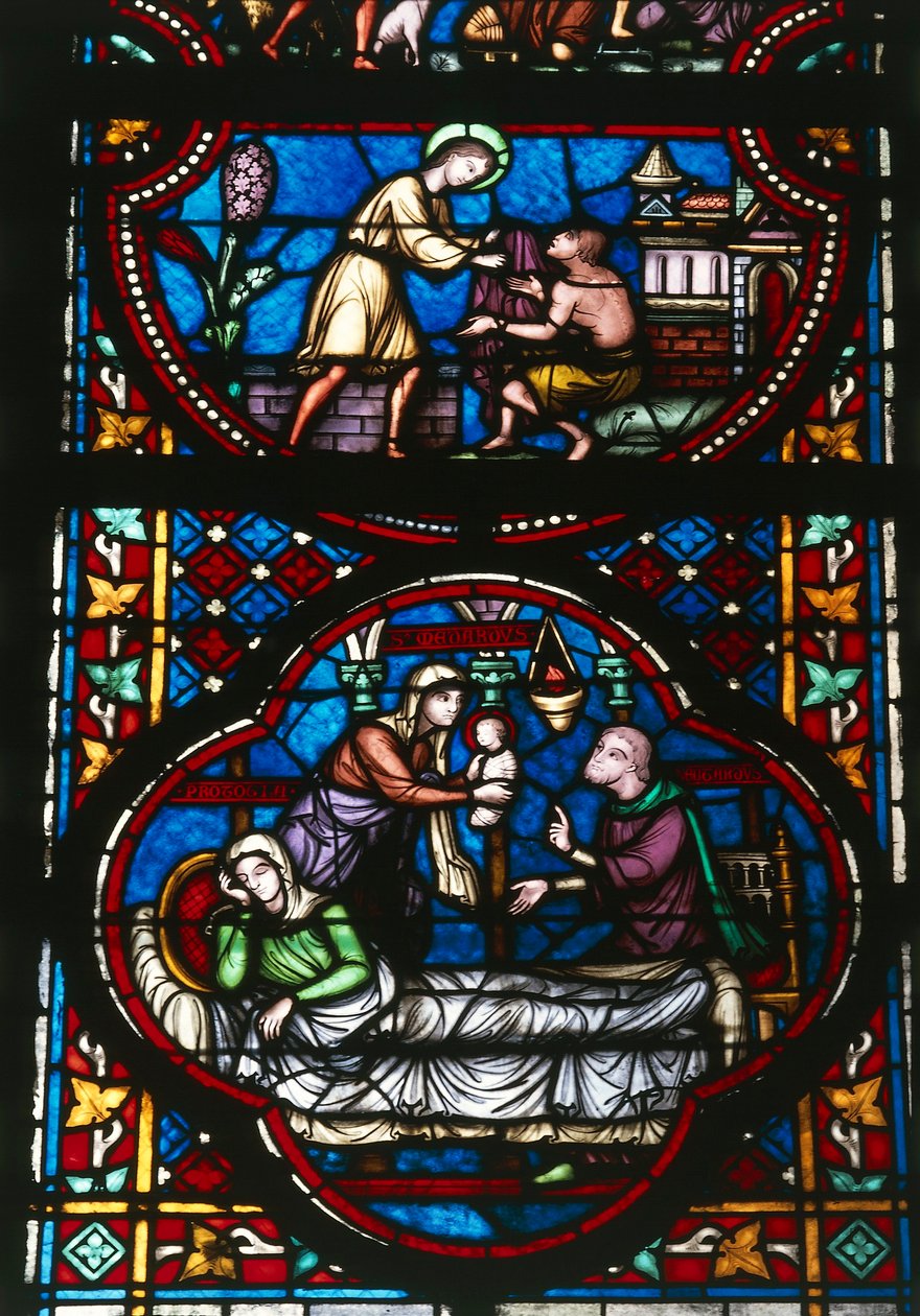 Vetrata della Cattedrale di Notre Dame di Tournai, Belgio da Unbekannter Künstler