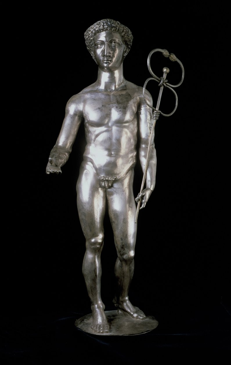 Statuetta di Mercurio, II-III secolo a.C. (argento) da Unbekannt