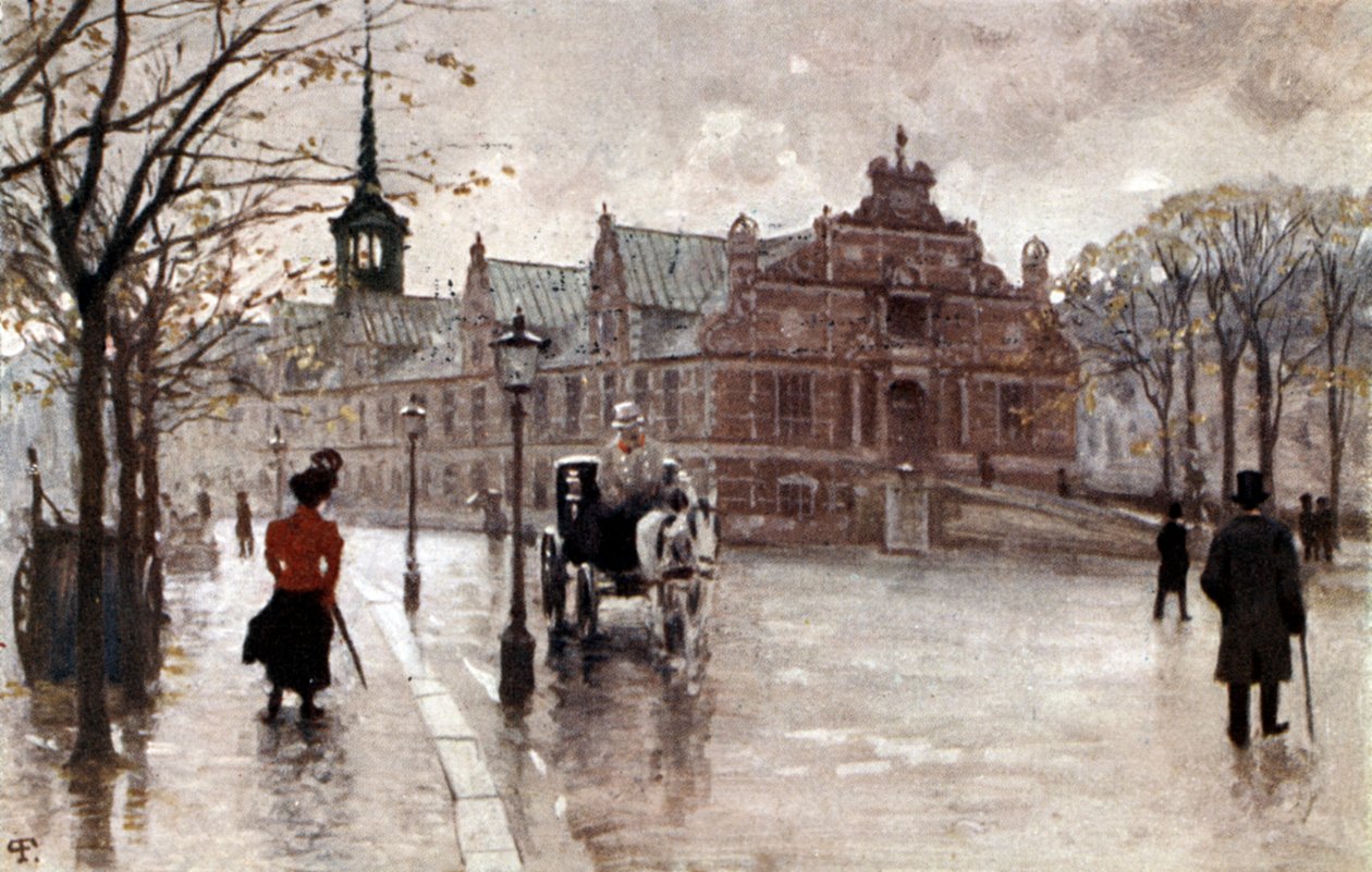 Borsa di Copenaghen, Danimarca, primi anni del 1900 da Unbekannter Künstler