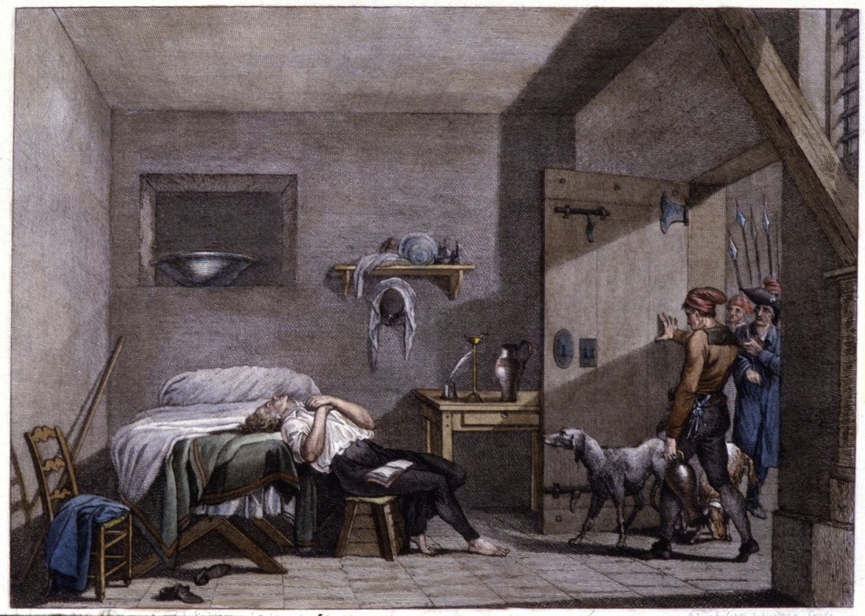 Suicidio di Condorcet, fine XVIII secolo da Unbekannter Künstler