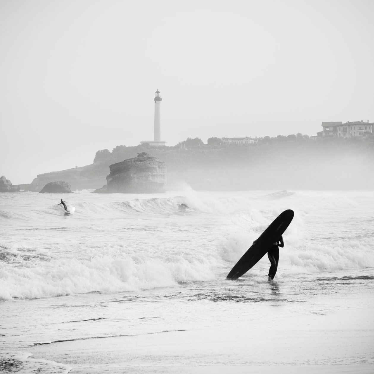Surf alla Grand Plage, Francia da Leopold Blonder