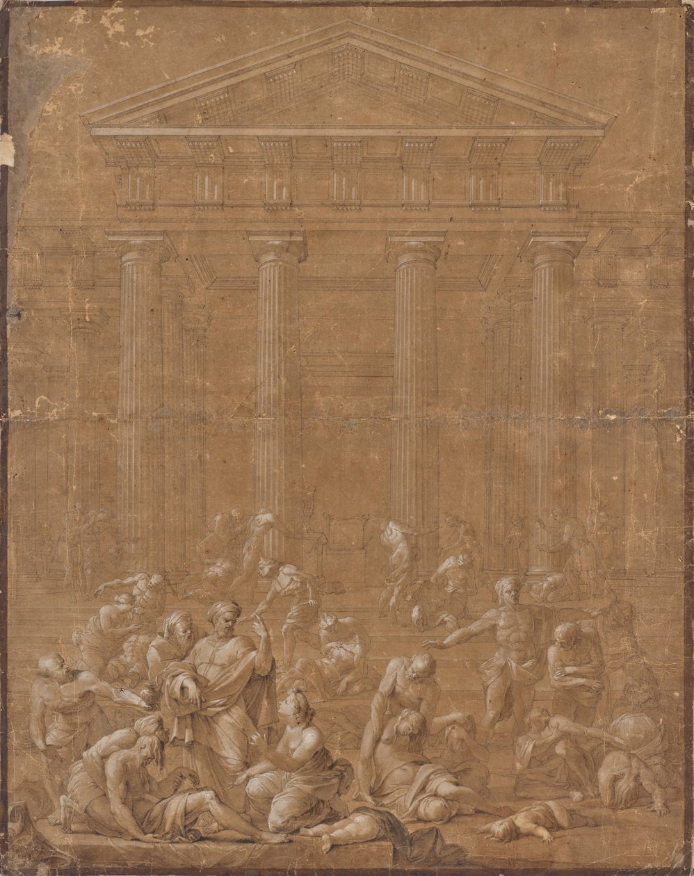 Scena del tempio da Unbekannter Künstler