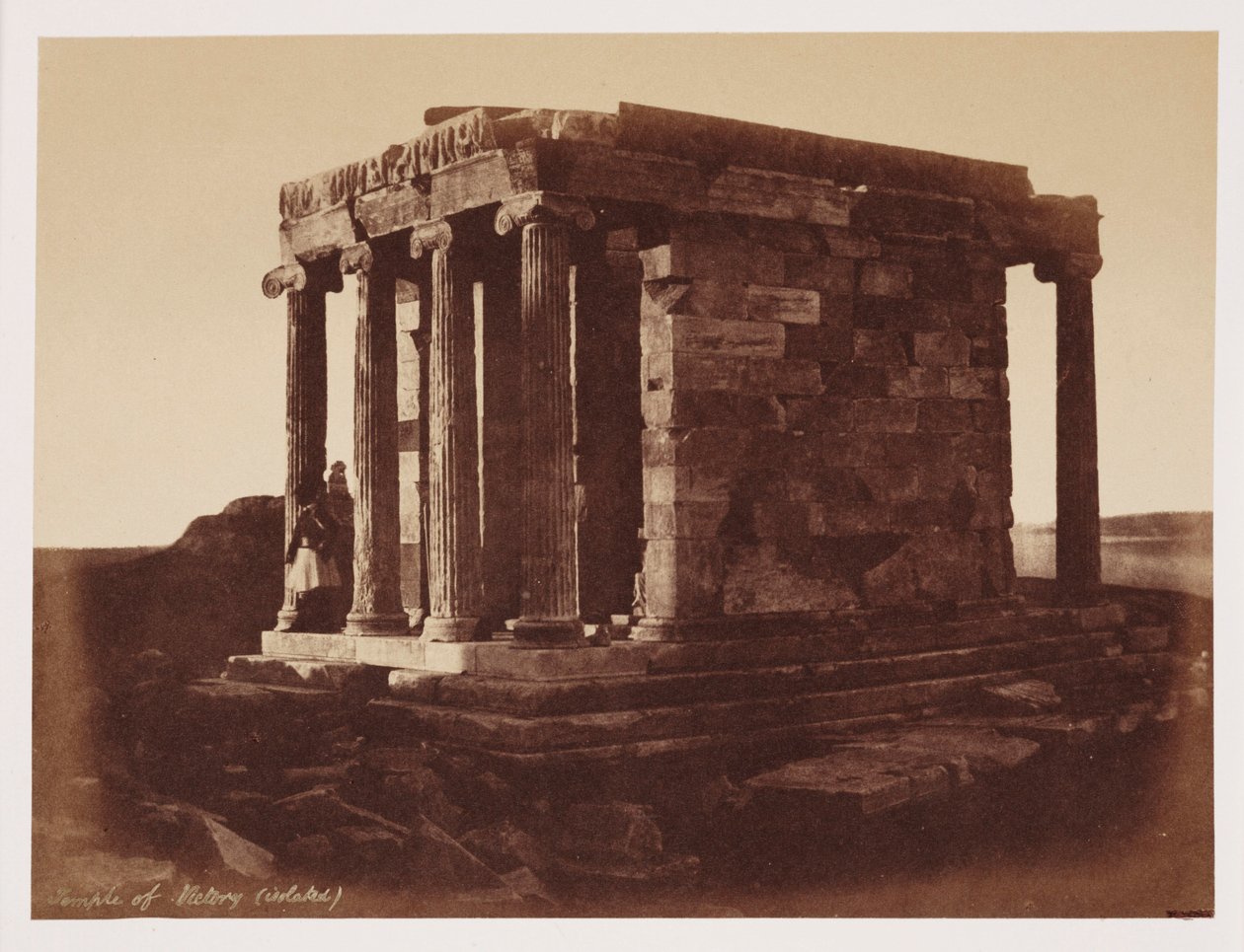 Tempio della Vittoria, Atene, c. 1849 da Unbekannt