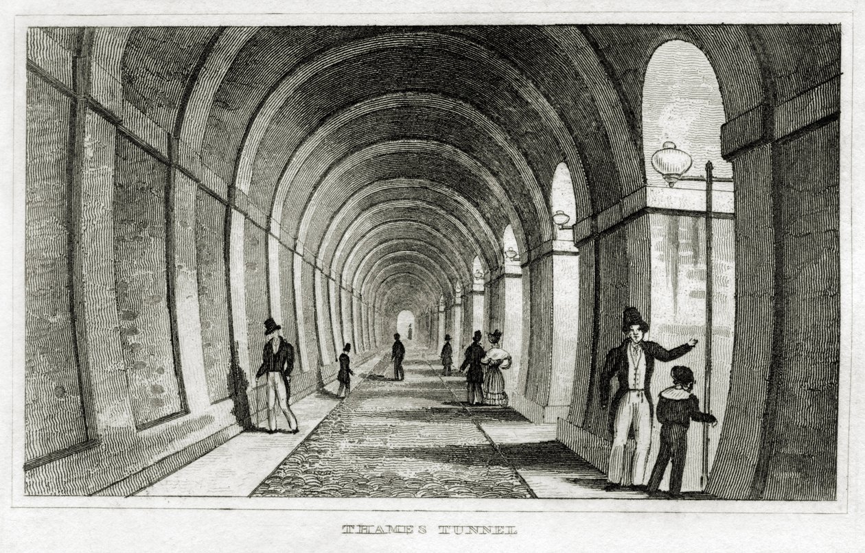 Tunnel del Tamigi da Unbekannt