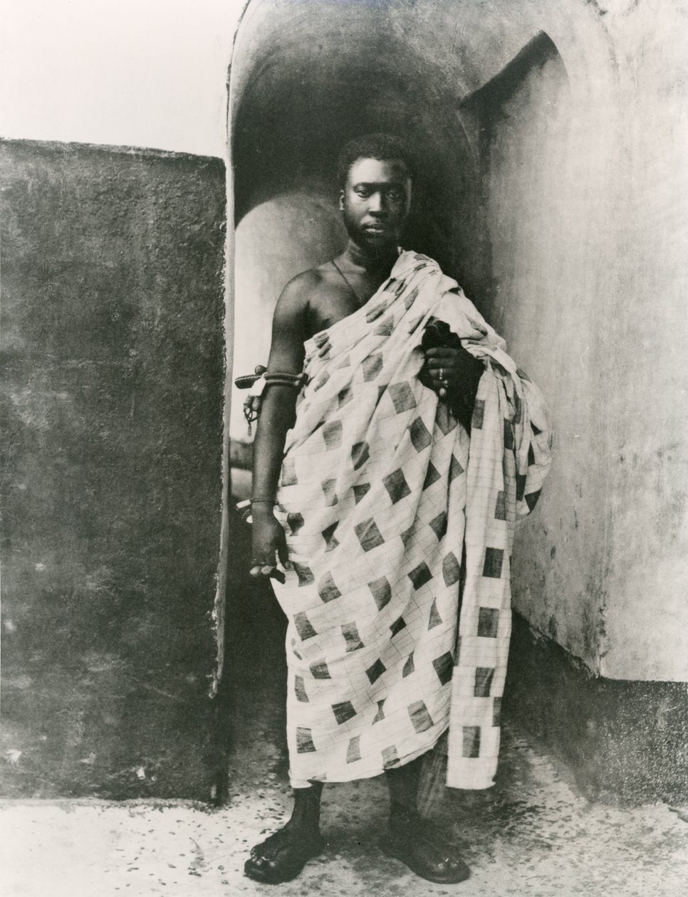 Il re Ashanti; Prempeh, inizio XX secolo da Unbekannt