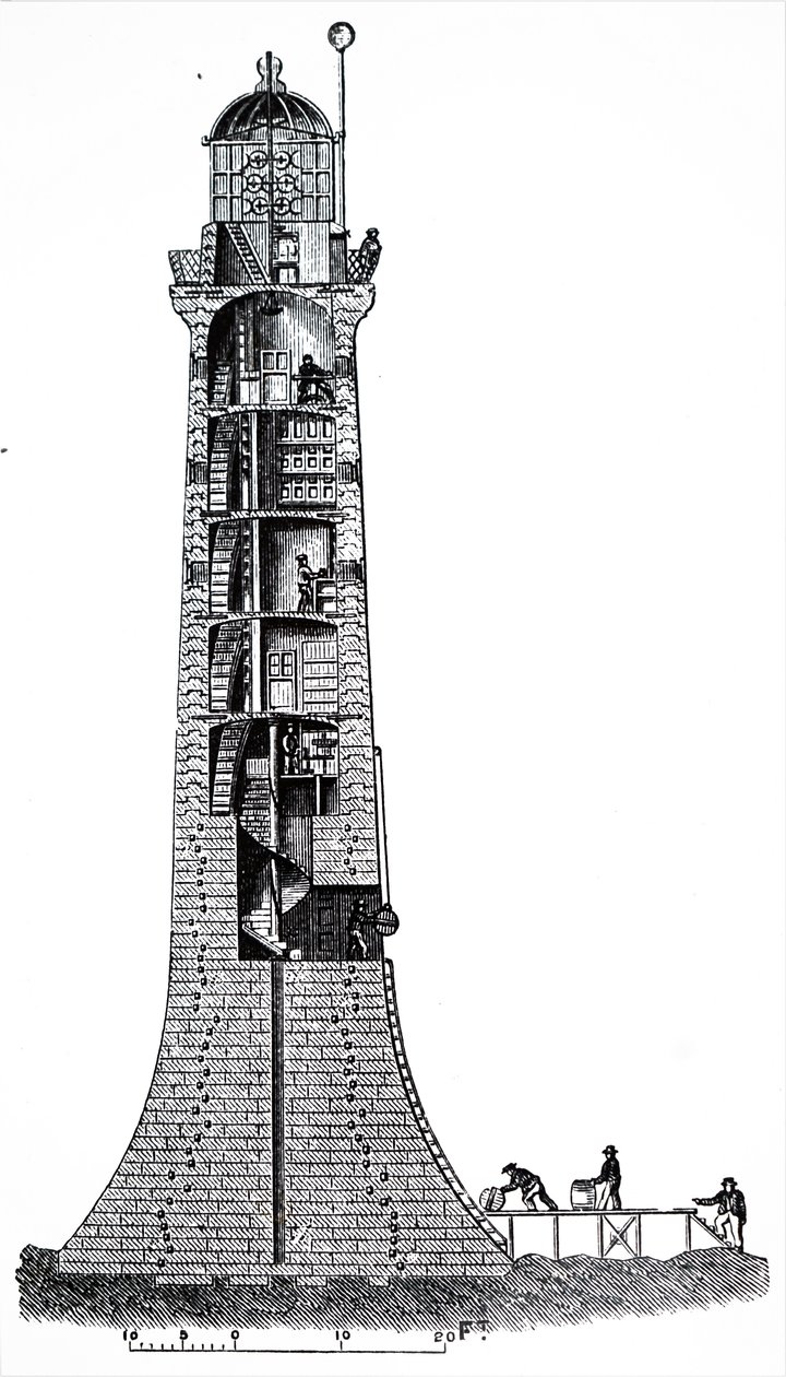Il faro di Bell Rock da Unbekannt