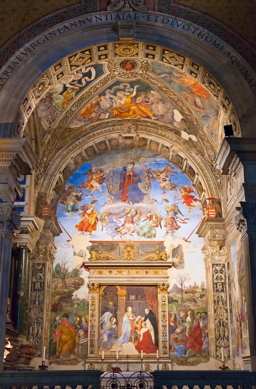 Cappella Carafa, Santa Maria sopra Minerva, Roma, Italia da Unbekannter Künstler