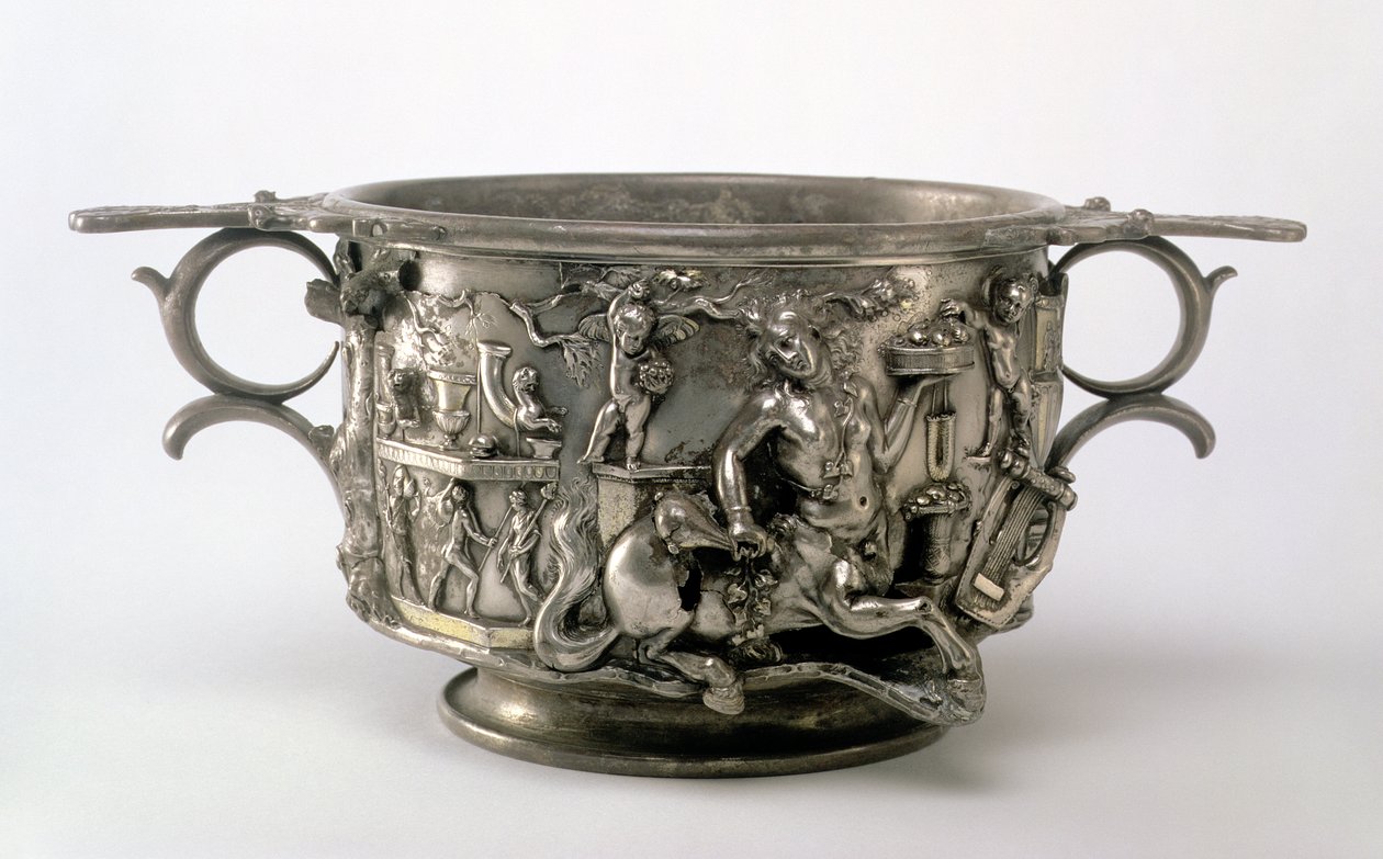 La Coppa del Centauro, Gallo-Romana, dal Tesoro di Berthouville, c. II-III secolo d.C. da Unbekannt