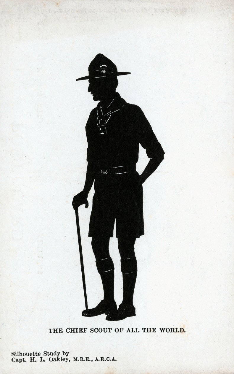 Il capo scout del mondo, Baden-Powell, c. 1930 da Unbekannt