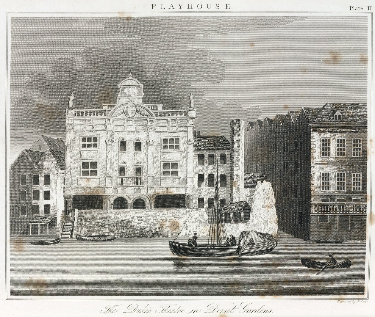 Il Teatro del Duca, nei Giardini di Dorset, Londra, c 1820 da Unbekannt