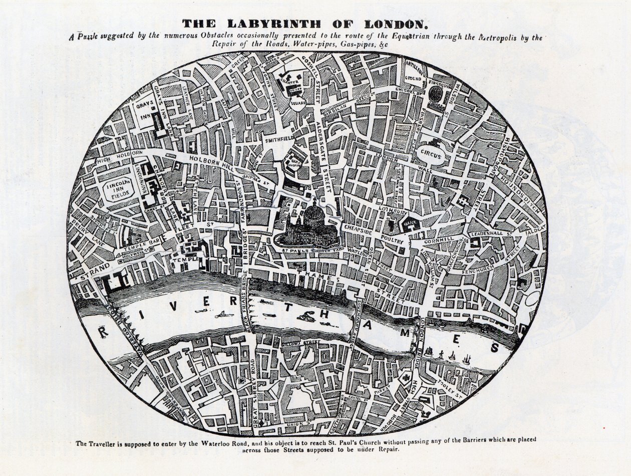 Il labirinto di Londra da Unbekannt