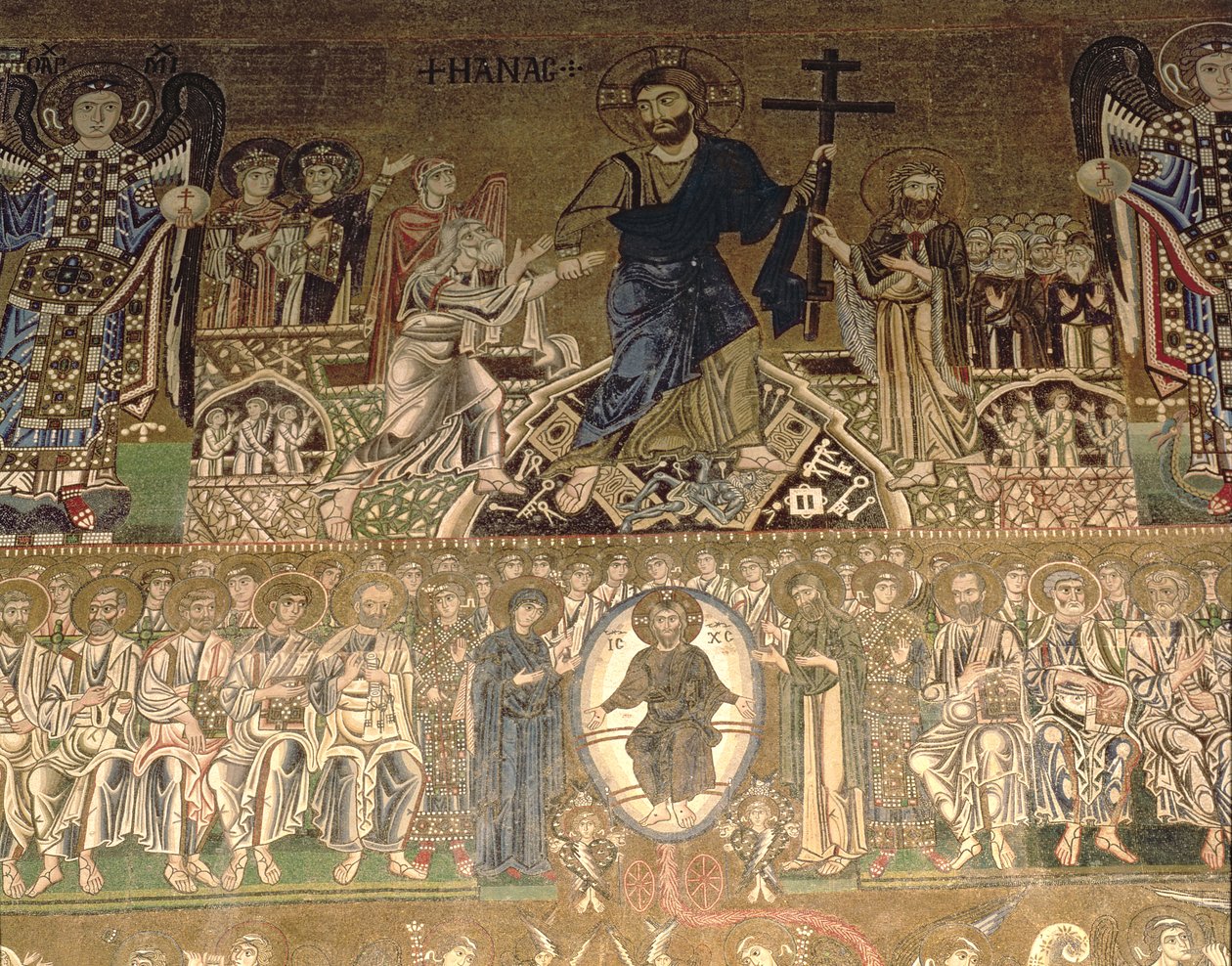 Il Giudizio Universale, dettaglio di Cristo Giudicante da Benjamin Baud