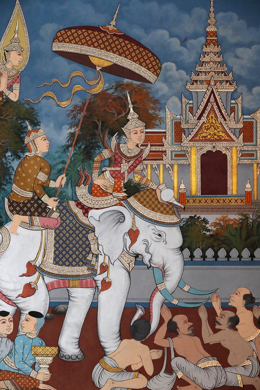 La vita del Buddha da Unbekannter Künstler