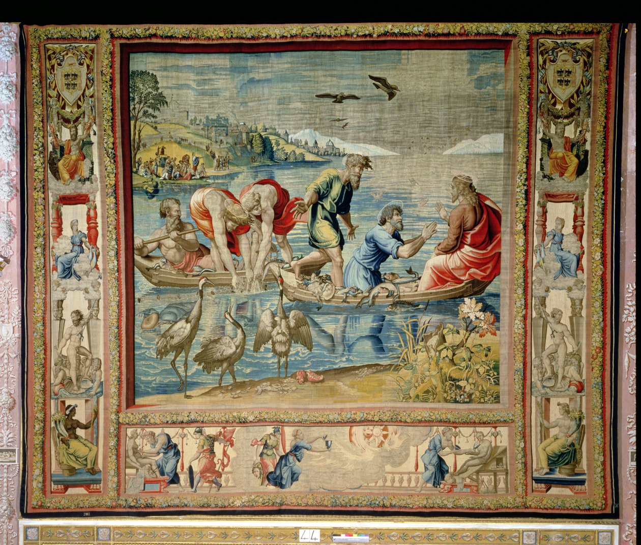 La pesca miracolosa, dai Arazzi di Bruxelles, repliche della serie vaticana di Raffaello degli Atti degli Apostoli da Unbekannt