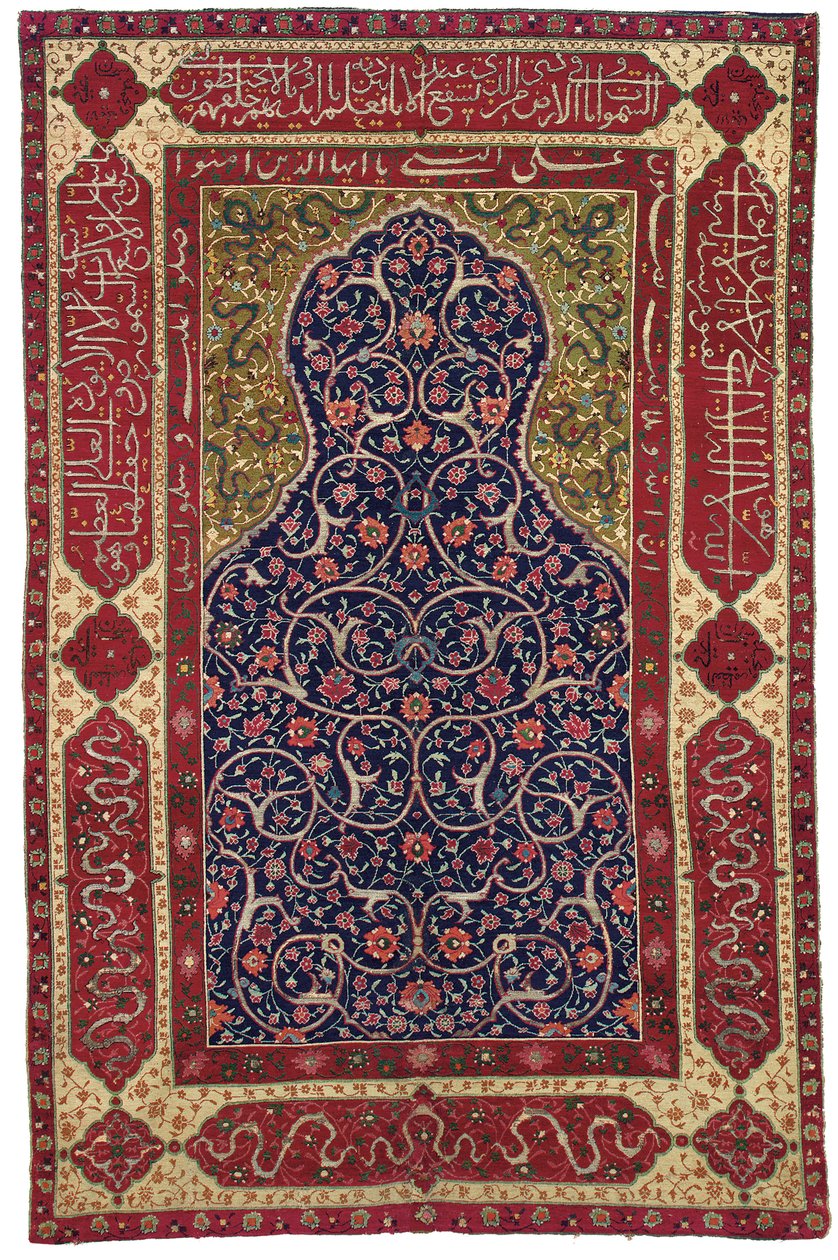 Il tappeto da preghiera "Topkapi" Perez, Isfahan, Persia centrale, XVI o XVII secolo da Unbekannt