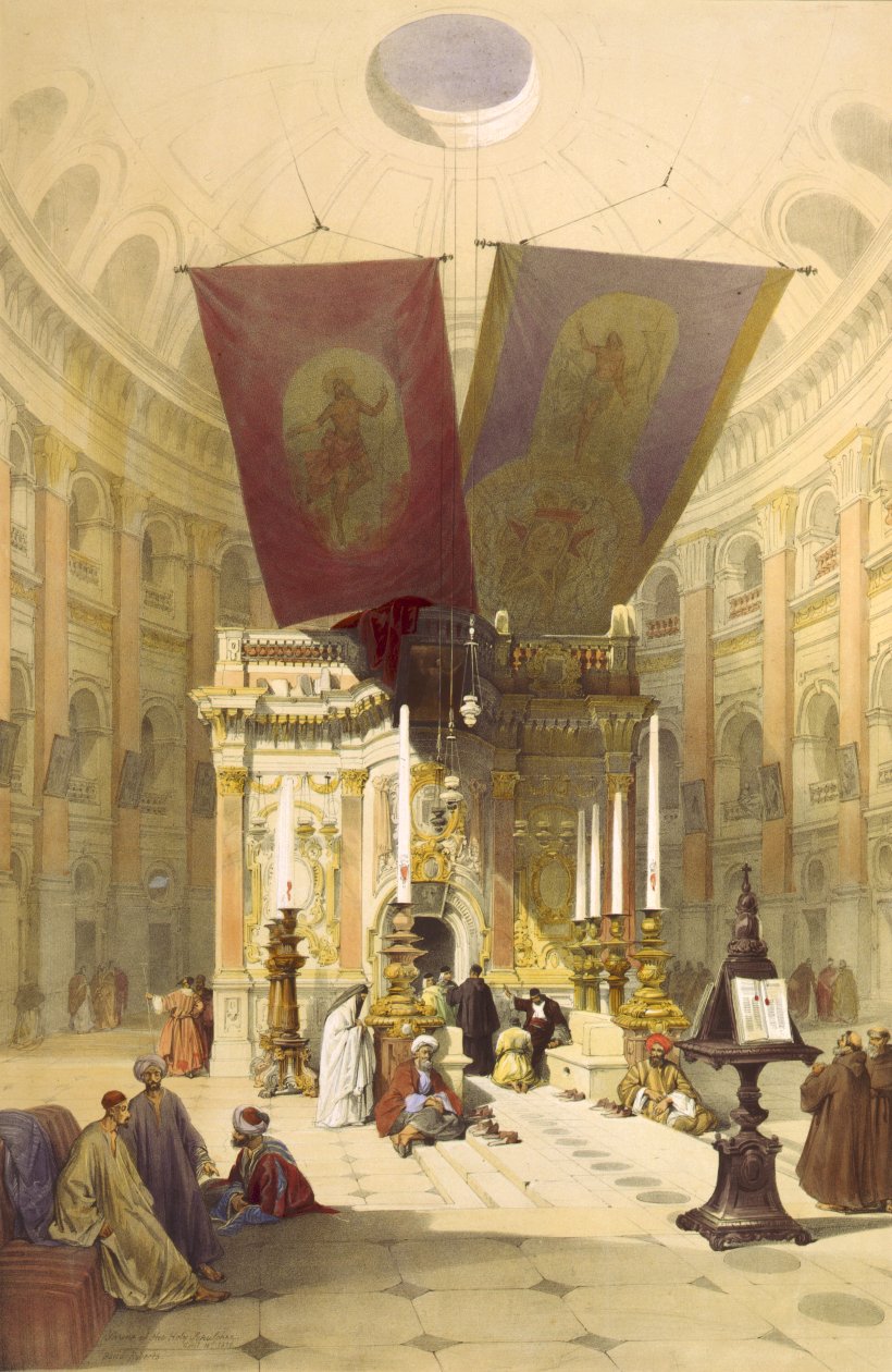 Il Santuario del Santo Sepolcro, Gerusalemme da Unbekannt