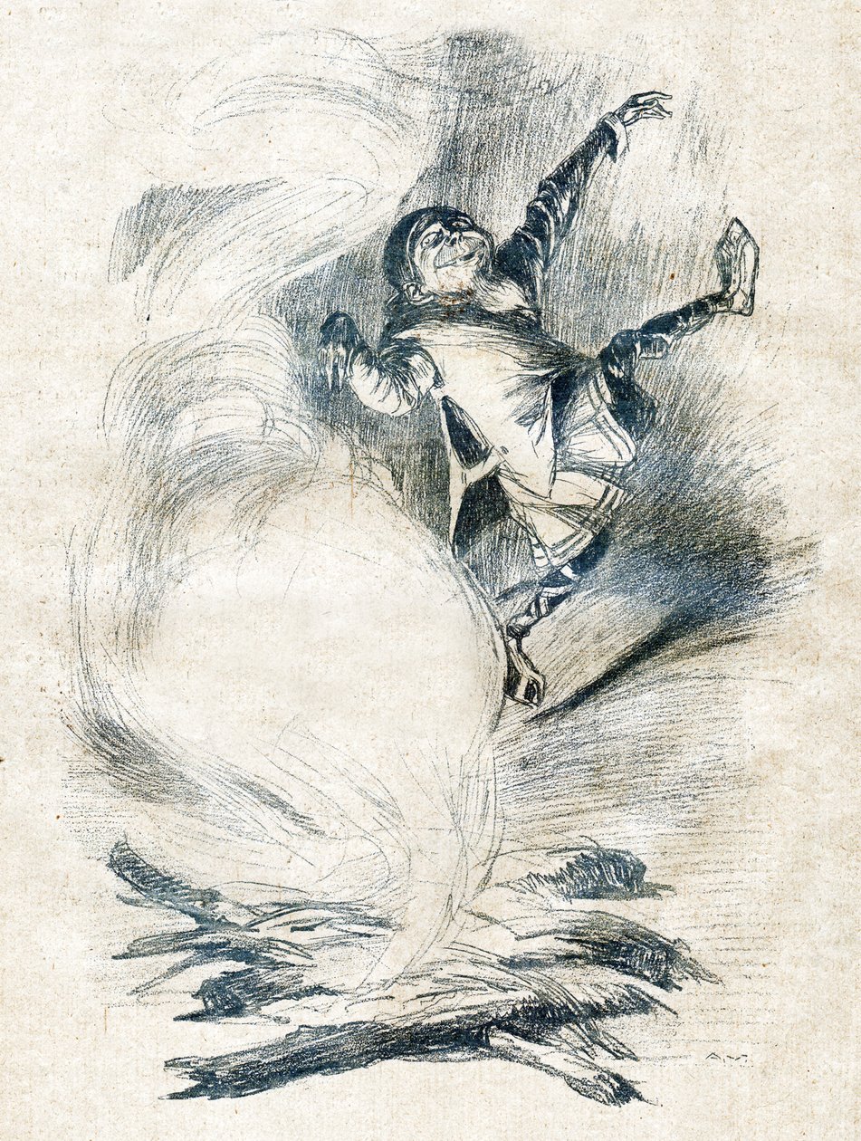 Il nano Tracassin (Illustrazione, ca. 1910) da Unbekannter Künstler