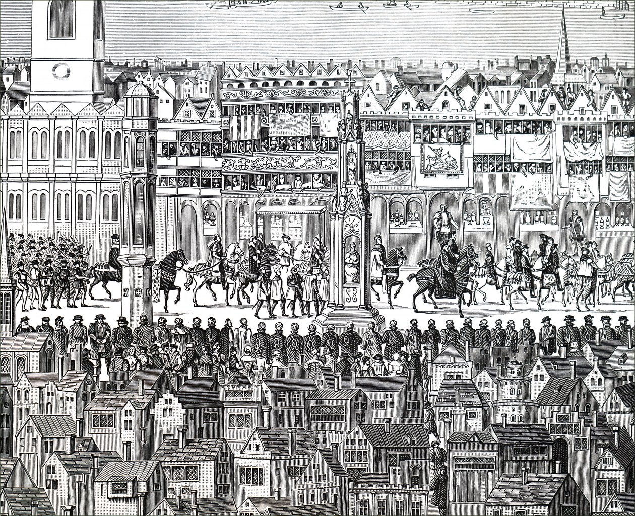 La processione di incoronazione di Re Edoardo VI da Unbekannt