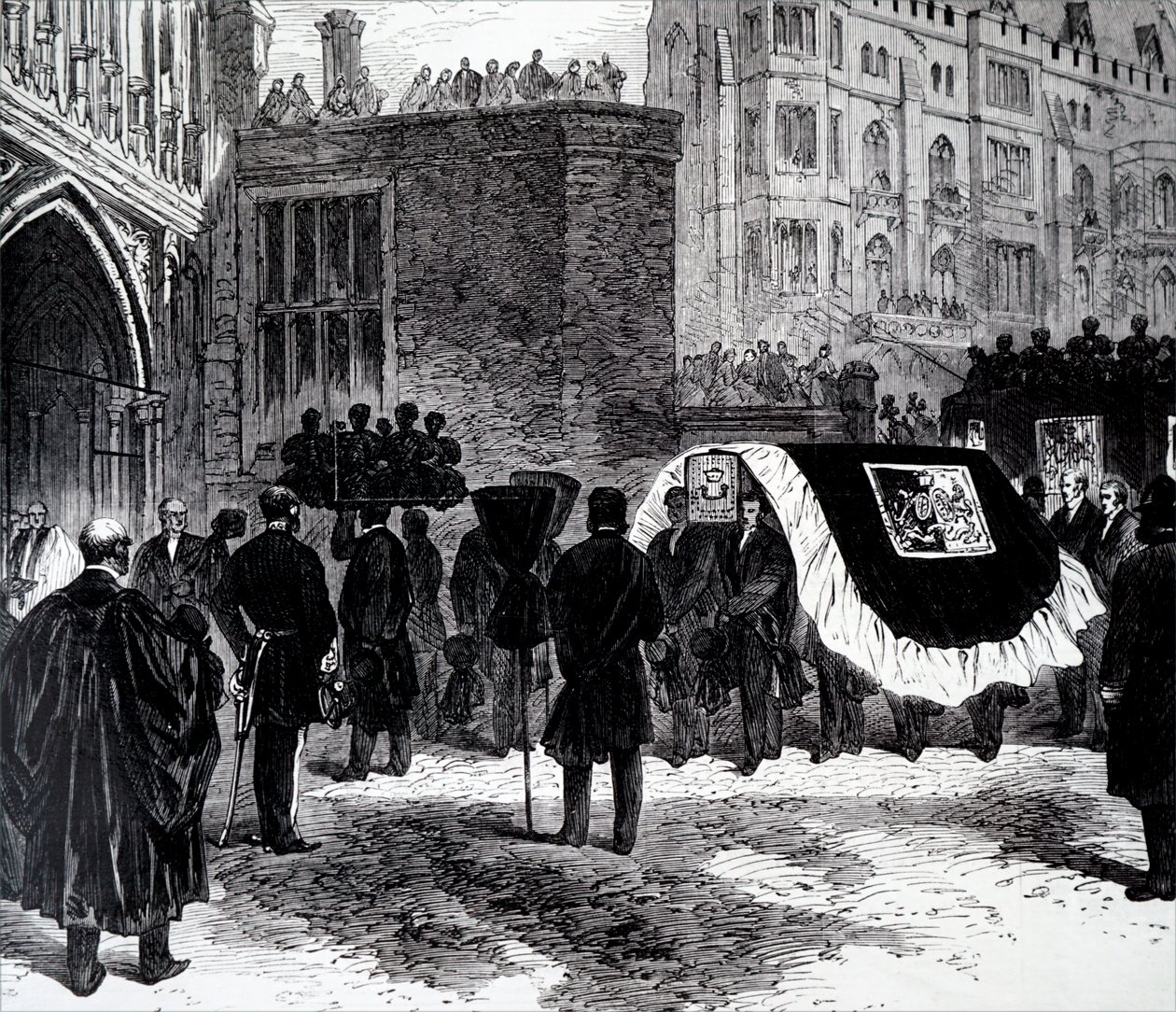 Il funerale di Henry John Temple, 3° Visconte Palmerston da Unbekannt