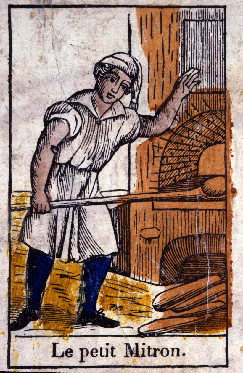 Il piccolo garzone del fornaio, c.1850 (incisione) da Unbekannter Künstler