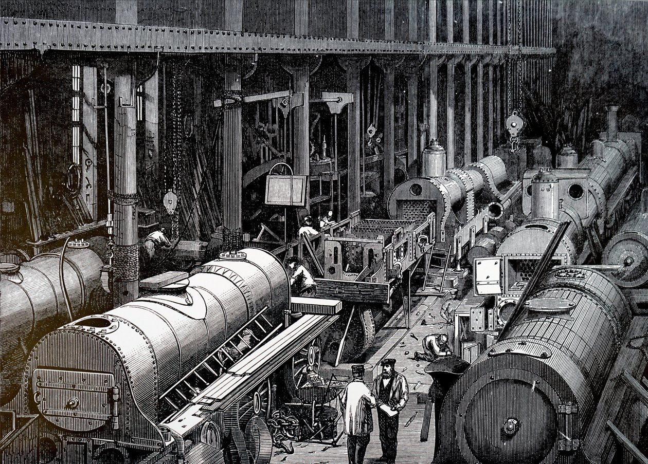 Il piano di produzione della Robert Stephenson and Company da Unbekannt