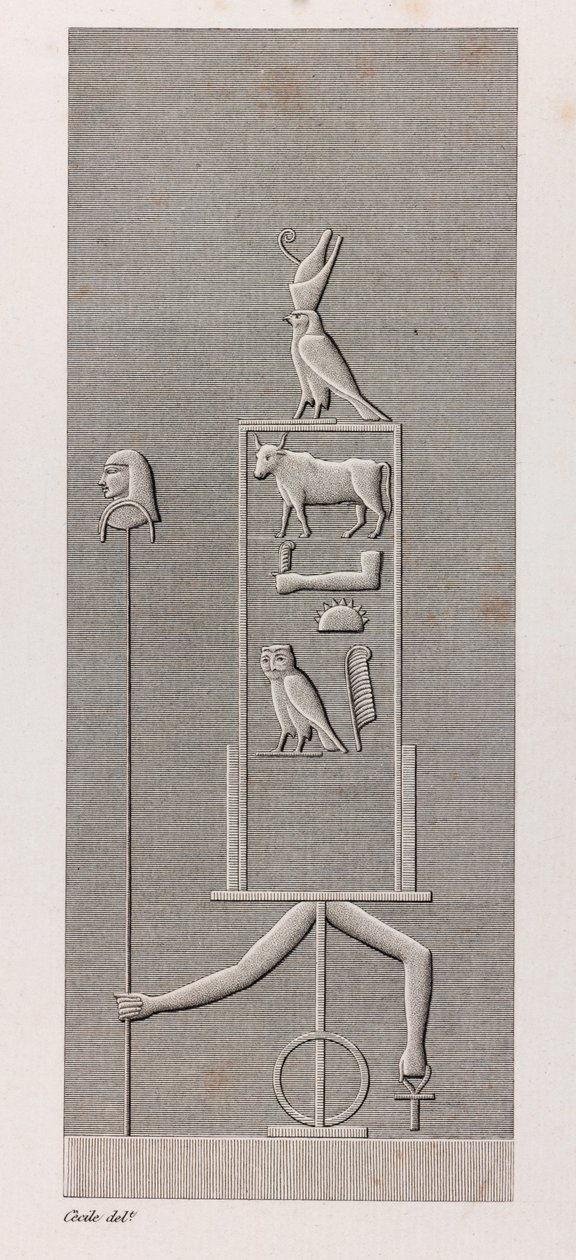 Tebe: Karnak (dettaglio) da Unbekannt