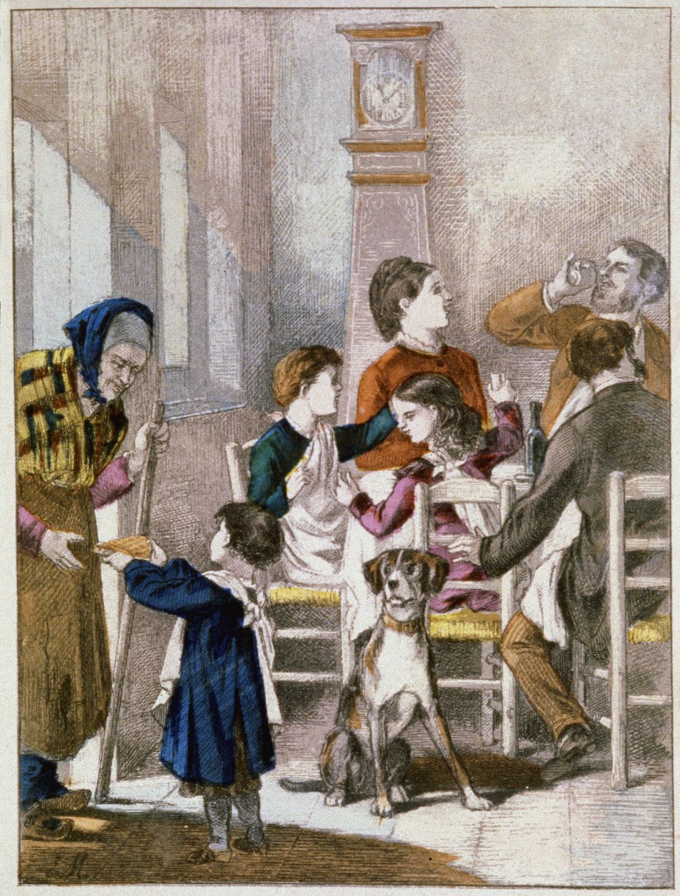 Torta della Dodicesima Notte, c. 1890 (incisione) da Unbekannter Künstler