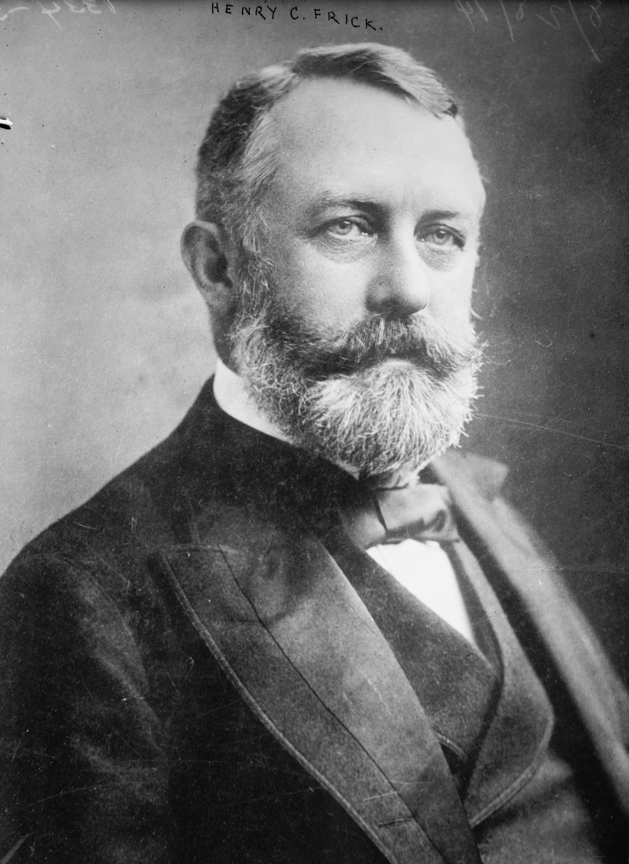 Foto non datata di Henry C. Frick (foto in bianco e nero) da Benjamin Baud