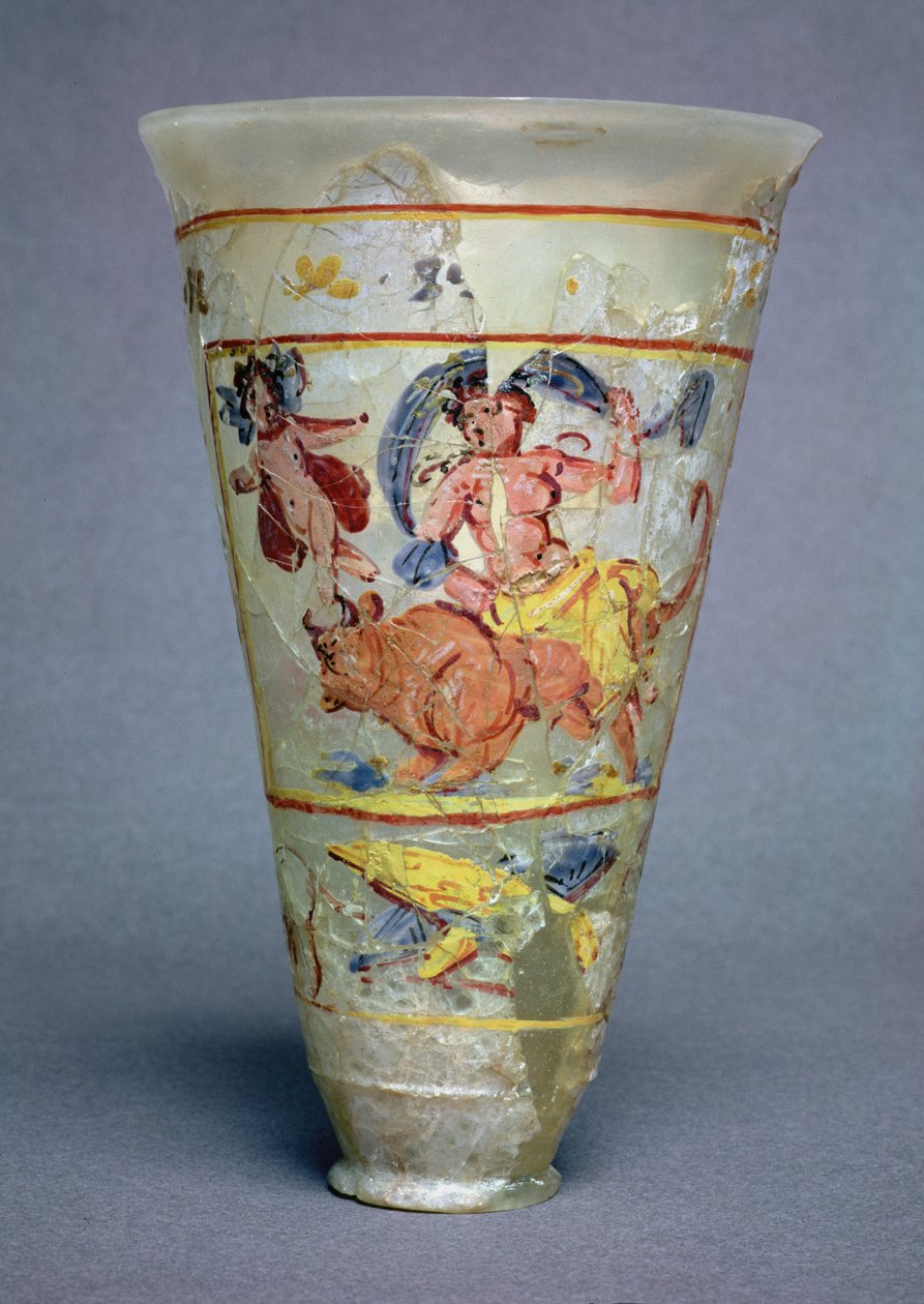Vaso con decorazione dipinta raffigurante Europa e il Toro, romano da Unbekannt