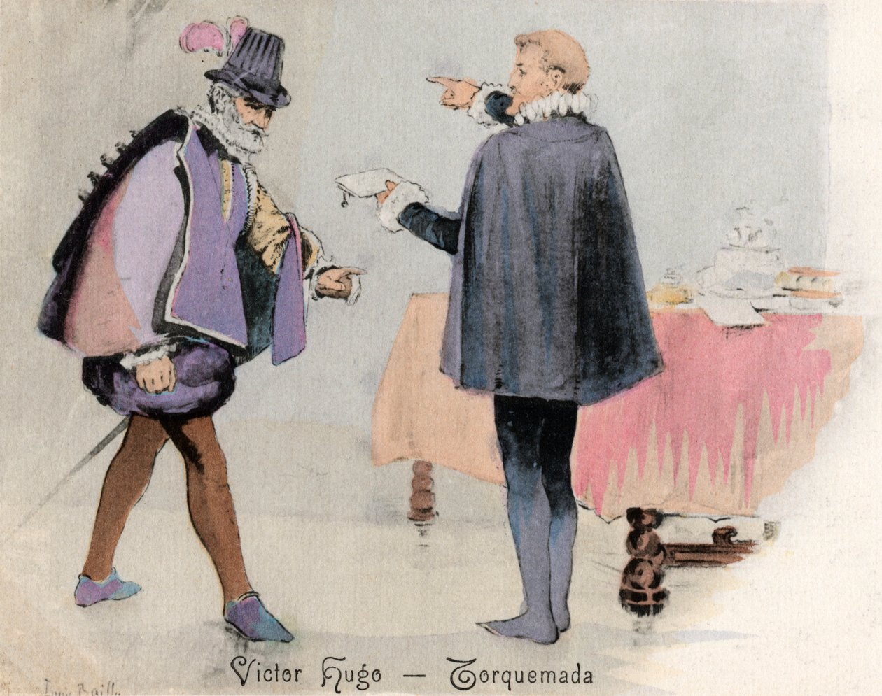 Victor Hugo - illustrazione da Unbekannter Künstler