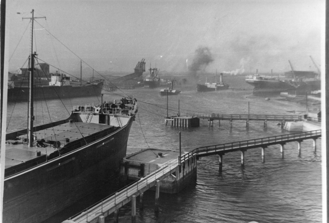 Veduta del porto di Blyth da Unbekannt