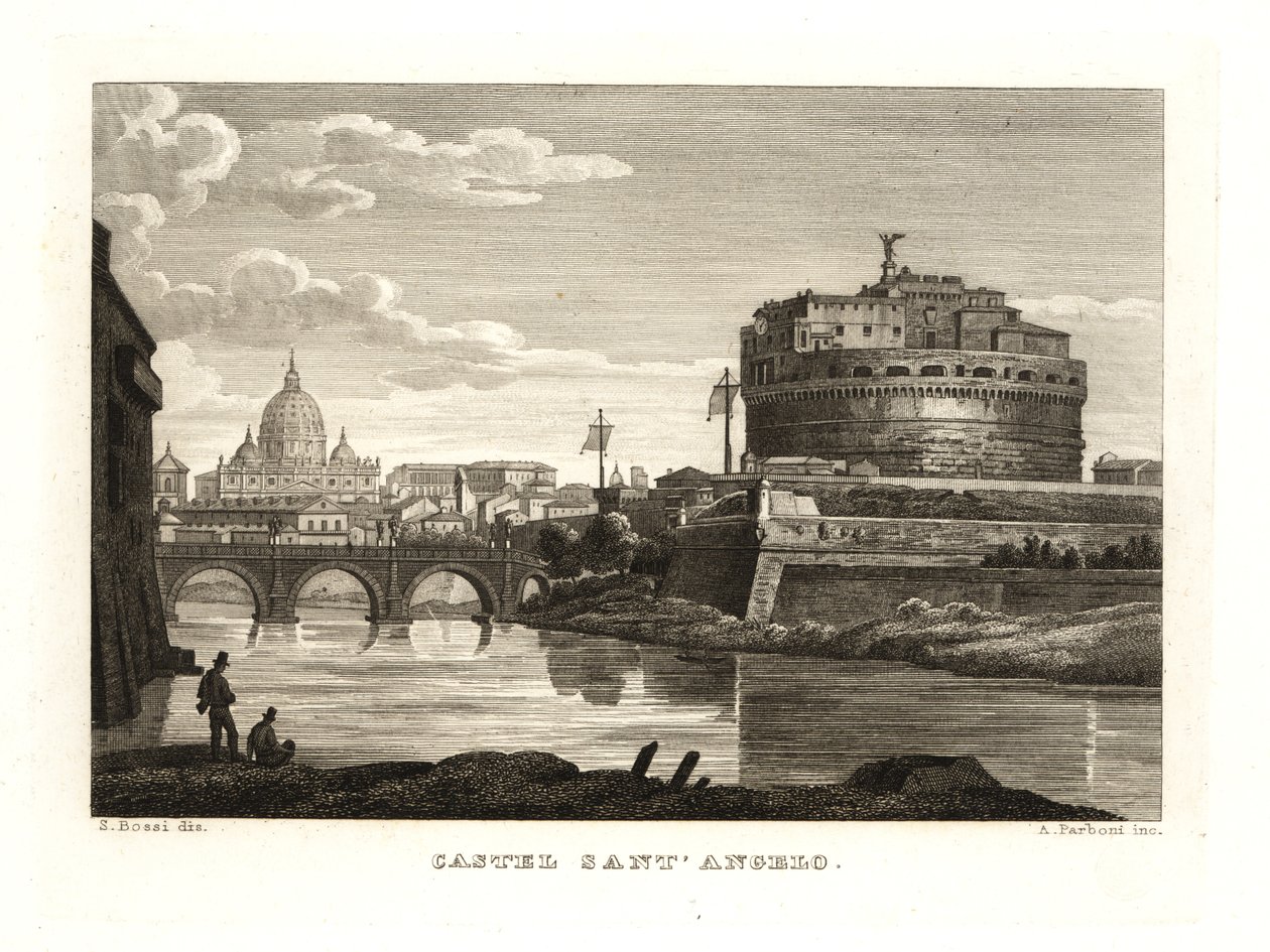 Veduta del Mausoleo di Adriano o Castel Sant