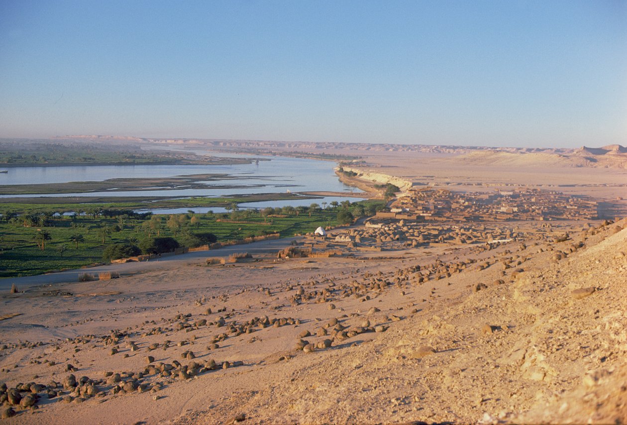 Veduta della Valle del Nilo dalla Necropoli da Unbekannt