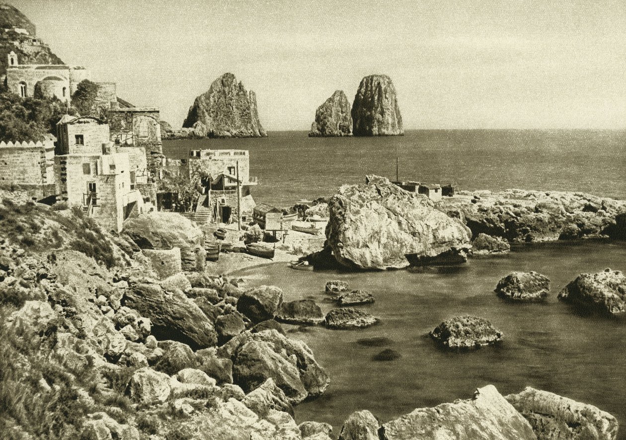 Vista dei faraglioni dall