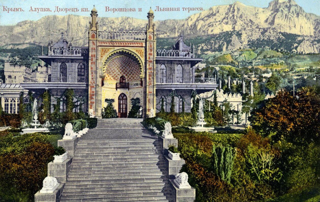 Palazzo Vorontsov, Alupka, Crimea da Unbekannter Künstler