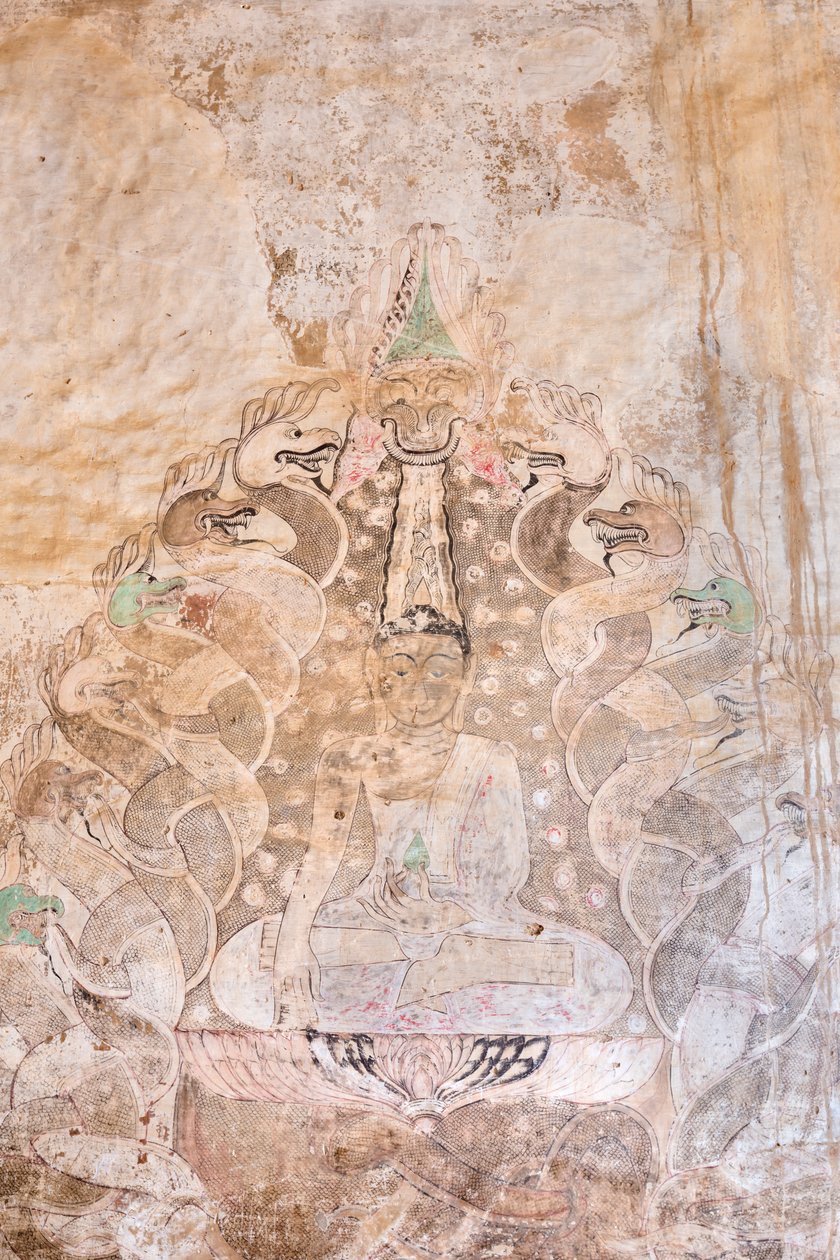 Pittura murale, Sulamani Pahto, Bagan da Unbekannter Künstler