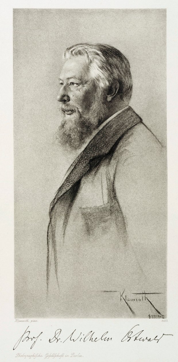 Wilhelm Ostwald, chimico lettone, c. 1910 da Unbekannt