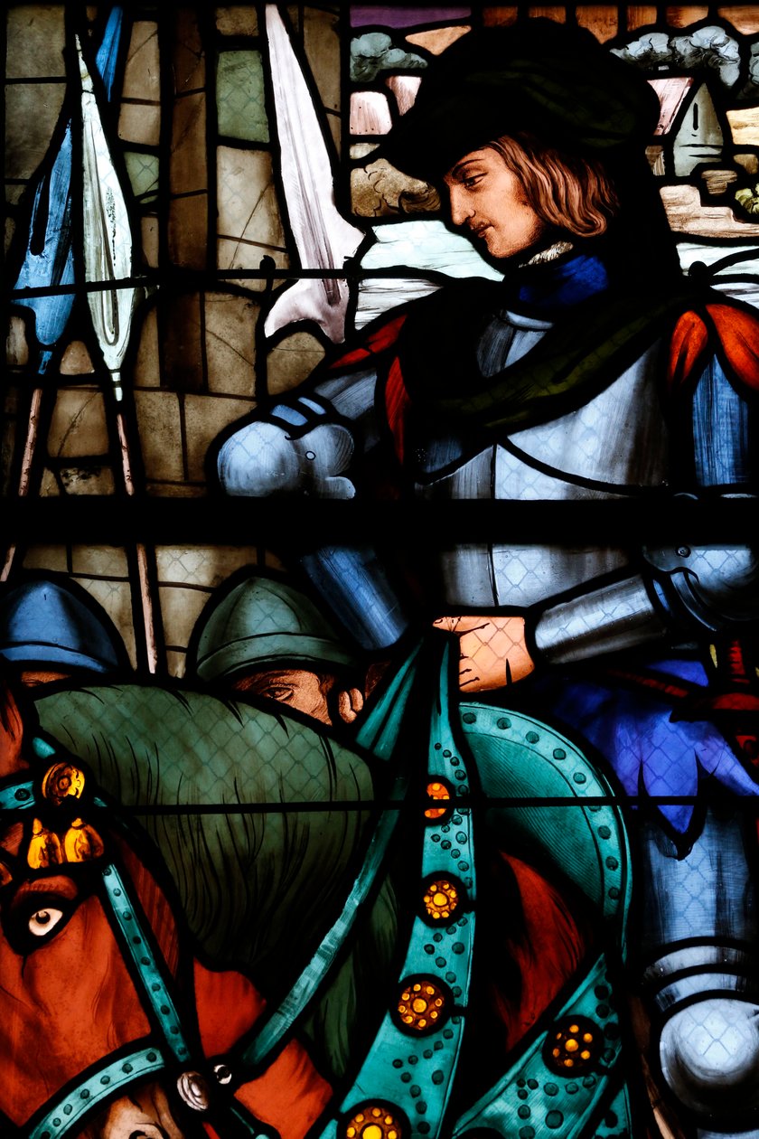 Finestra, Cattedrale di Bourges, Francia (vetrata) da Unbekannter Künstler