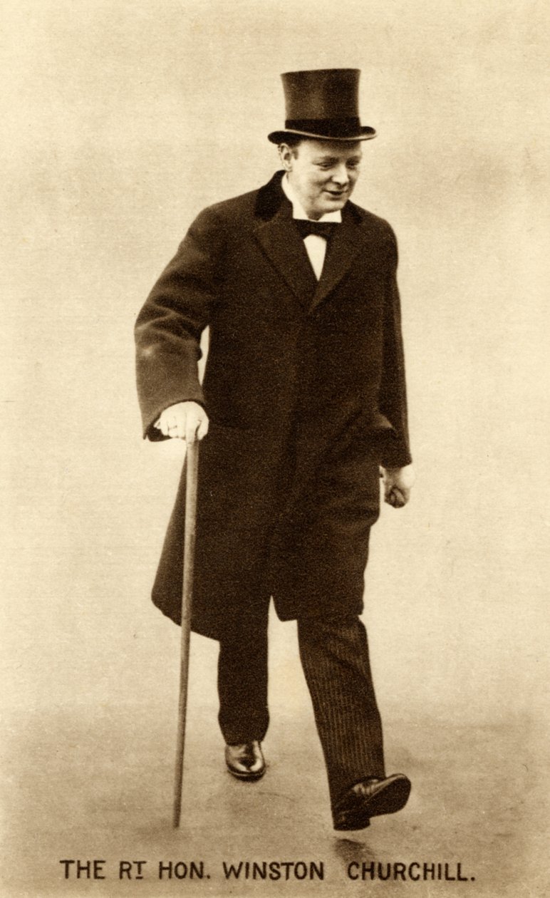Winston Churchill visita il Primo Ministro Herbert Henry Asquith lunedì 26 1914 da Unbekannter Künstler